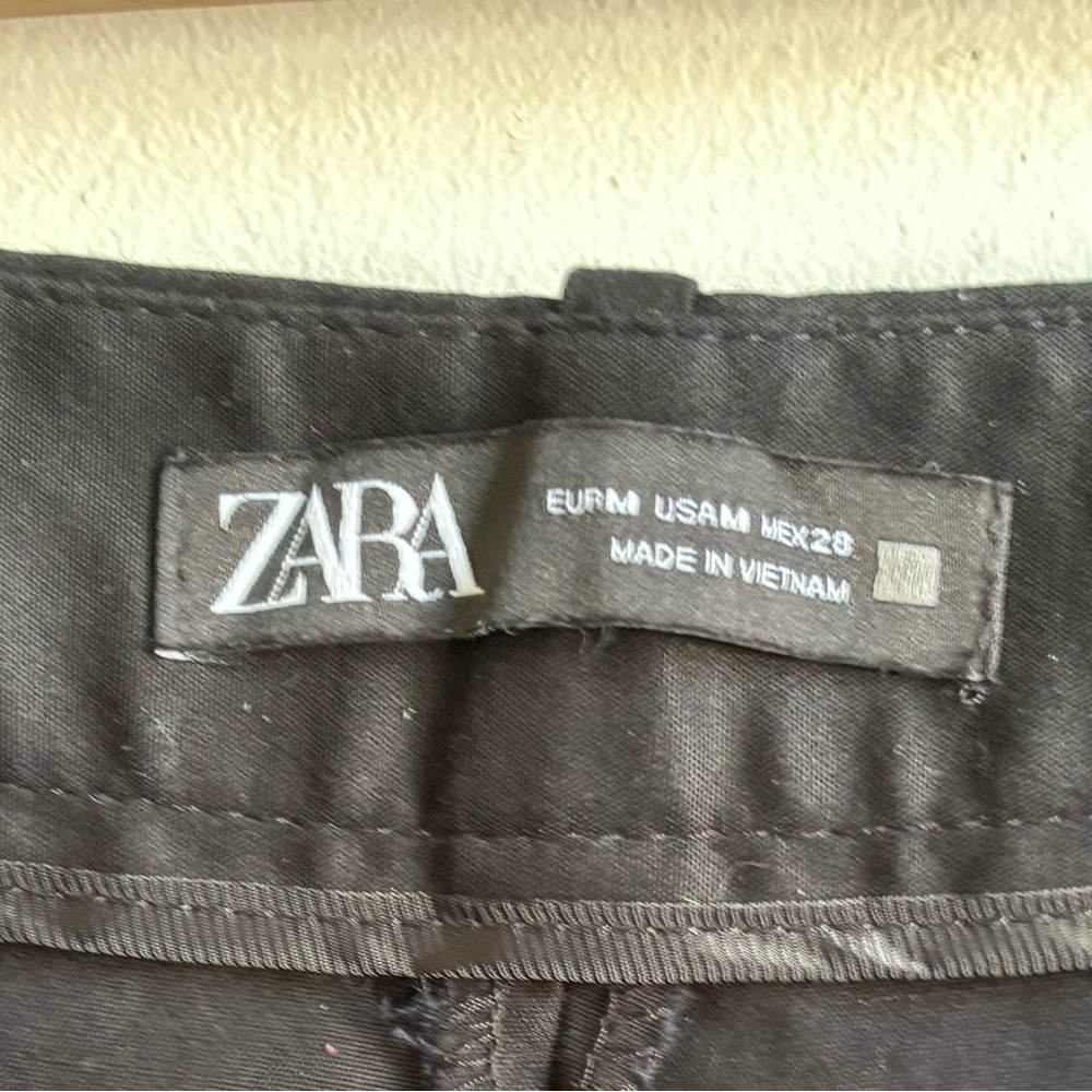 Black Zara cotton shorts NWOT - Picture 4 of 4